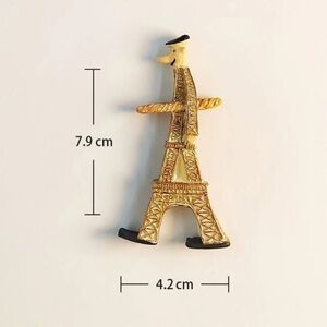 Creative Eiffel Tower France Tourist Souvenir Gift 3D Resin Refrigerator Magnet